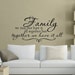 Family wall decal, Family quote wall decal, Bible verse decal, Wall decals