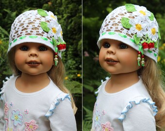 Strawberry Field Hat Crochet Pattern