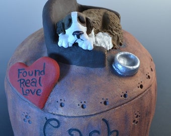 Custom Personalized Dog Urns or Pet Urns- Dog Urns, Pet urns, Pet Cremation, Dog Urn, made to order any breed