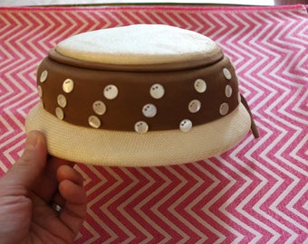 Vintage Womens Pill Box Hat
