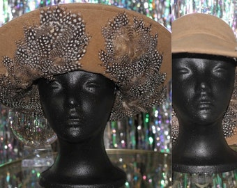 Jack Mcconnell Original Wool Hat with Feathers