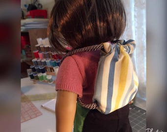 American Girl Doll (18 in doll) Drawtstring Backpack