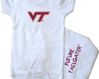 Virginia Tech Hokies Future Tailgater Baby Bodysuit