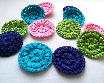 Crocheted Face Scrubbies / Cup Spots