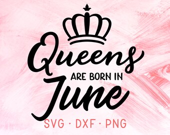 Download June birthday svg | Etsy