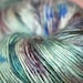 Nimbus Hand Dyed Alpaca Wool & Silk Fingering Yarn, Mystic colorway