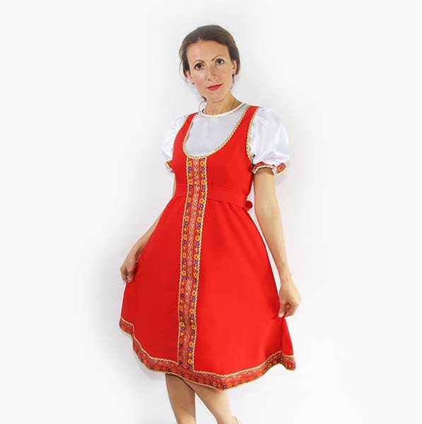 Traditional russian dress for woman Elena Woman