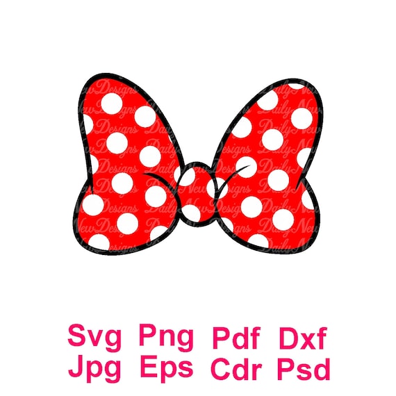 Download Minnie Mouse Bow SVG, Disney Svg, minnie bow Svg for ...
