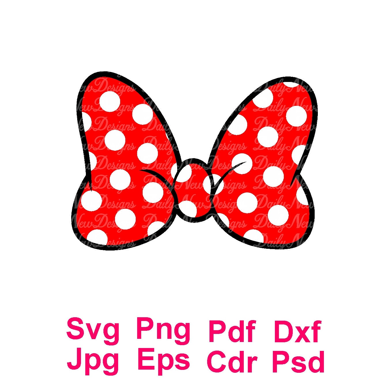 Free Free 337 Minnie Mouse Bow Svg File Free SVG PNG EPS DXF File
