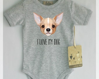 Dog Baby Bodysuit Chihuahua Baby Girl Clothes Baby Boy Clothes