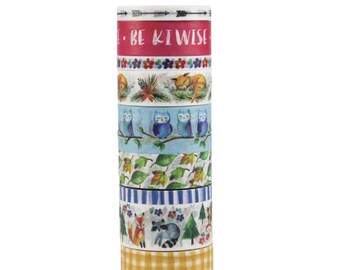 Park Lane 9 pk Washi Tapes-Woodland