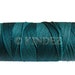 Waxed Cord, Macrame Thread Linhasita Cord - 15 meters/16 yards, String for beading, Macrame Cord Supplies - Teal