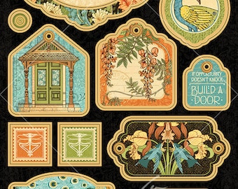CLEARANCE SALE! Graphic 45 Artisan Style Chipboard