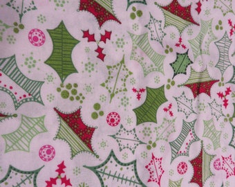 Heidi Grace Designs Christmas Holly Leaves 1 Yard Available Free Shipping