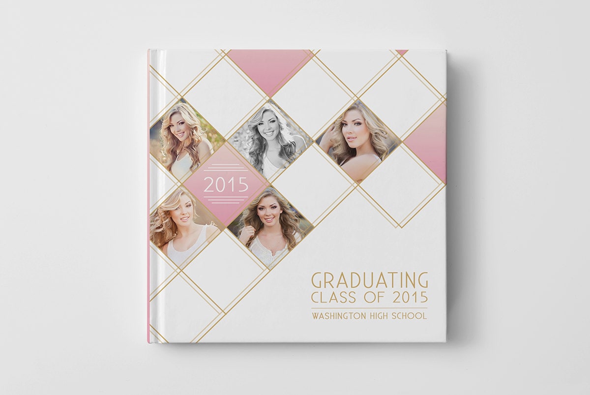Photo Book Cover Template for Photographers Senior Album