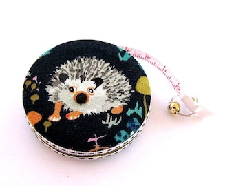 Tape Measure Hedgehogs and Flowers Retractable Measuring Tape