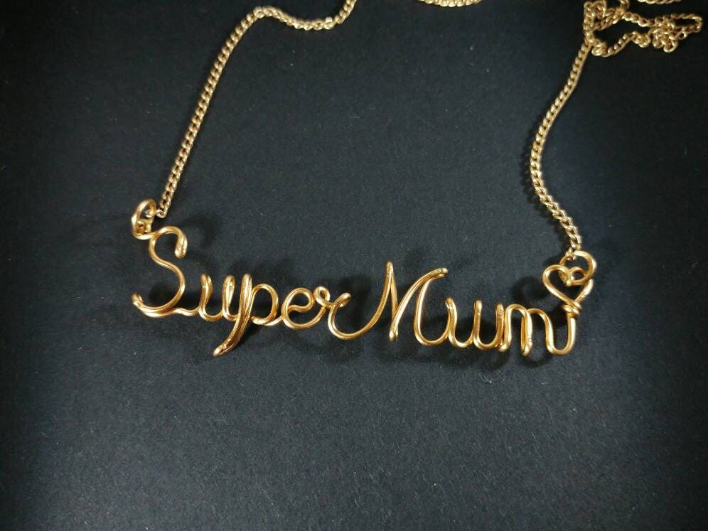 mum name necklace