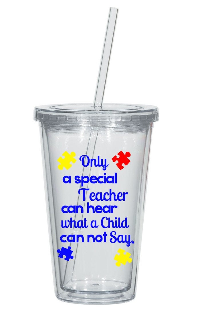 Autism Teacher Tumbler