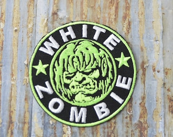 Green Monster Zombie Embroidered Iron On Or Sew On Patch