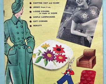 Weldon's Home Dressmaker No. 667 New Coats Vintage 40s 50s sewing patterns dressmaking catalog magazine knitting pattern fashions home decor