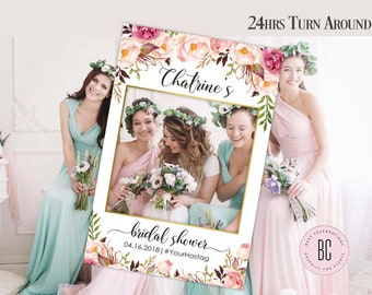 Bridal Shower Photo Prop, Wedding photo props, bridal shower, photo booth frame, Bridal Shower sign, Bridal Shower decoration, photo props