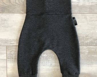Pants bamboo french Terry Charcoal, a bit thicker and warmer