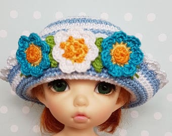 LittleFee Hat Flowers and Stripes