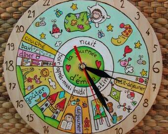 daily routine etsy kid daily schedule template