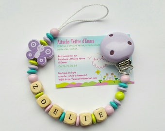Lilac Butterfly pacifier