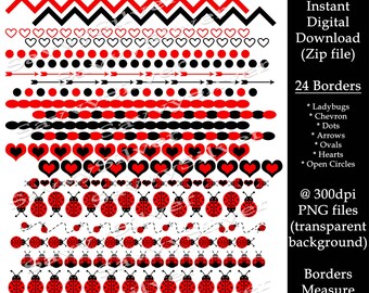 Ladybug border | Etsy