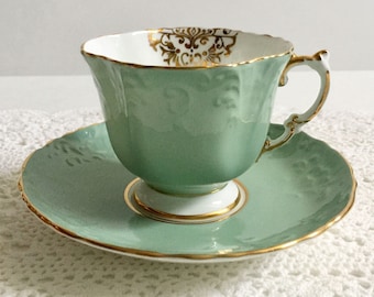 Antique Aynsley China Tea Cup & Saucer