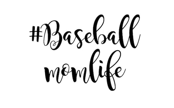 Download hashtag baseball momlife svg cutting file cricut and cameo