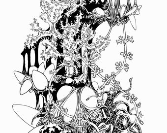 The sunken Palace - original drawing
