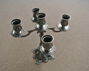 5-arm Candle holder vintage