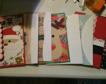Variety set of 10 christmas cards.