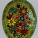 Vintage Ceramic Wall Hanging, Boho, Hippie, Shabby Chic, Cottage Chic, Garden
