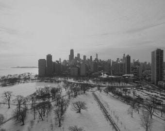 Chicago Skyline from Lincoln Park
