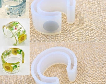 Round Bracelet resin silicone mold , epoxy resin mold for jewelry
