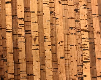 Cork Fabric - Natural Stripes Cork - cork and cloth - Cork