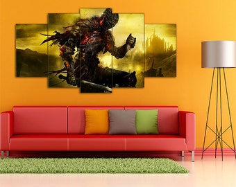 Dark Souls Canvas, Dark Souls Print, Action/RPG Art, Dark Souls Wall Art, Dark Souls, Games Canvas, Dark Souls Art, Dark Souls wall decor