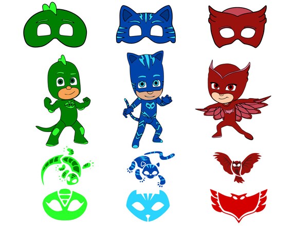 Download PJ Masks svg files