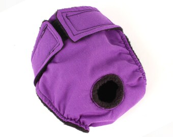 Leak Proof Dog diaper for girl dogs and puppies, Diaper for female dogs Solid Purple