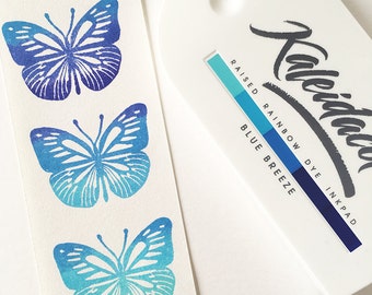 Blue Breeze Kaleidacolor, Blue Ink pad, Stamp Inkpad, Tsukineko
