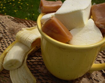 Banana Caramel marshmallows 18 gourmet handcrafted
