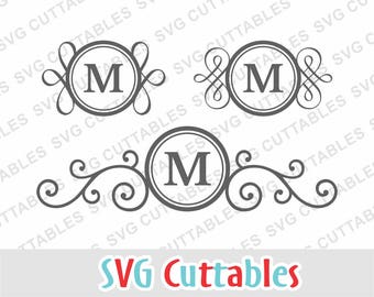 Mailbox svg, Mailbox Monogram Frame SVG, mailbox dxf, eps, monogram frame svg, Silhouette file, Cricut cut file, Digital download