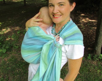WCRS- Girasol Wrap Conversion Ring Sling Primavera Pleated Shoulder - Diamondweave, DVD included, baby, toddler, baby shower gift