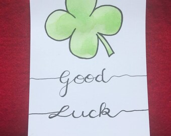 Good luck Greeting Card Postcard