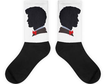 Doctor Who Socks • Matt Smith Socks • Geronimo • Eleventh Doctor • 11th Doctor • Dr Who