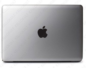 Black Apple Sticker Decal for the Macbook Pro 2011-2015 version