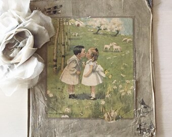 Victorian Cloth Scrapbook